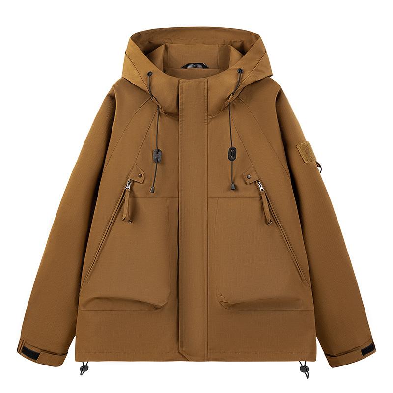 Jacket Autumn High Quality Outdoor Couple Hooded Single Layer Windproof Waterproof Jacket