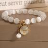 Hanmade Jewelry Gifts Imitation Opal Bracelet Fashion Fashion For Women with Lucky Pendant Cat's Eye