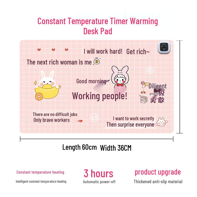 Electric Heated Mouse Pad with Temperature Control