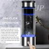 400-450ML 2 Pcs Water Cup Transparent USB Rechargeable Rapid Electrolysis Hydrogen-rich Hydrogen Water Bottle Water Ionizer Machine Hydrogen