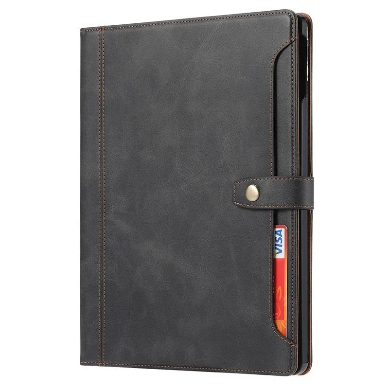 Роскошный кожаный чехол-книжка с откидной крышкой для iPad Pro 13 Pro 11 Air 11 Air 13 2024 Mini 7 6 Pro 12.9 Air 4 10.9 с отделениями для карт, кошельком, подставкой