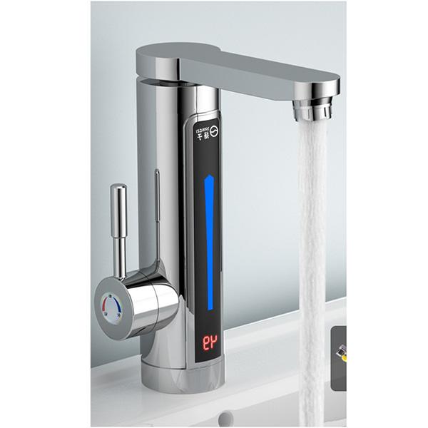 3300 Электрический нагревательный кран Мгновенный водопроводный кран со светодиодным дисплеем температуры окружающего освещения