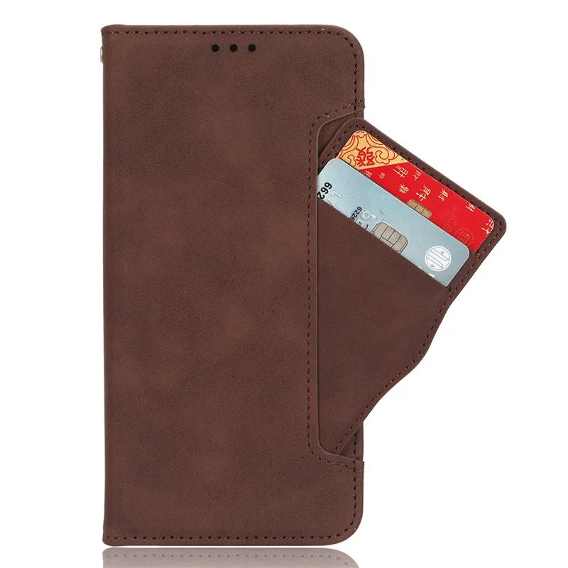 Multi-card Slot Flip Leather Phone Case For OPPO Realme GT 7T 5G Magnetic Wallet Holder Kickstand Cover For OPPO Realme GT 7T