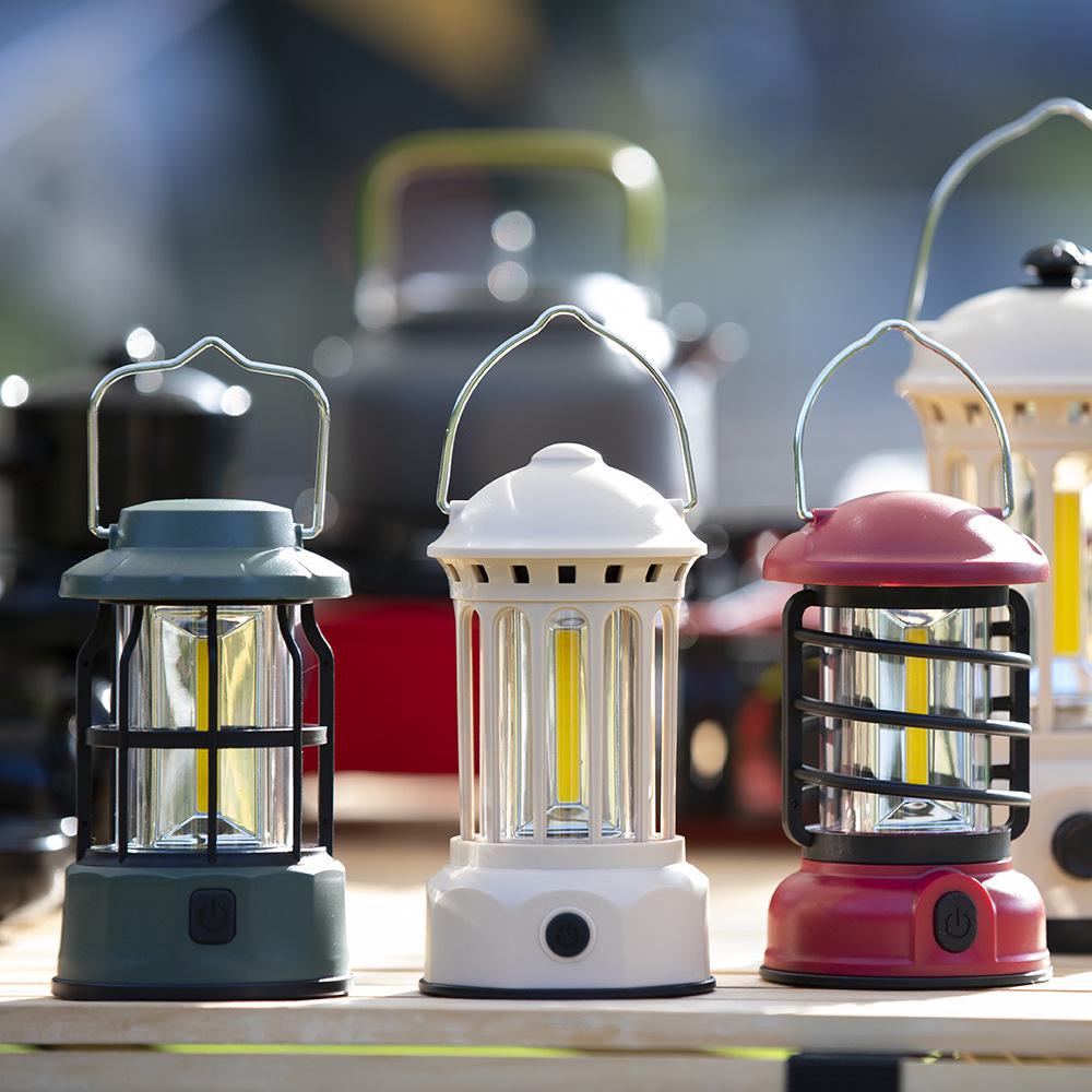 Retro Outdoor Camping Lantern: Handheld Tent & Gift Oil Lamp