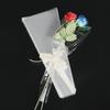 OPP Transparent Trapezoidal Bouquet Bag for Chinese Valentine's Day - Suitable for Single or Multi-Flower Arrangements
