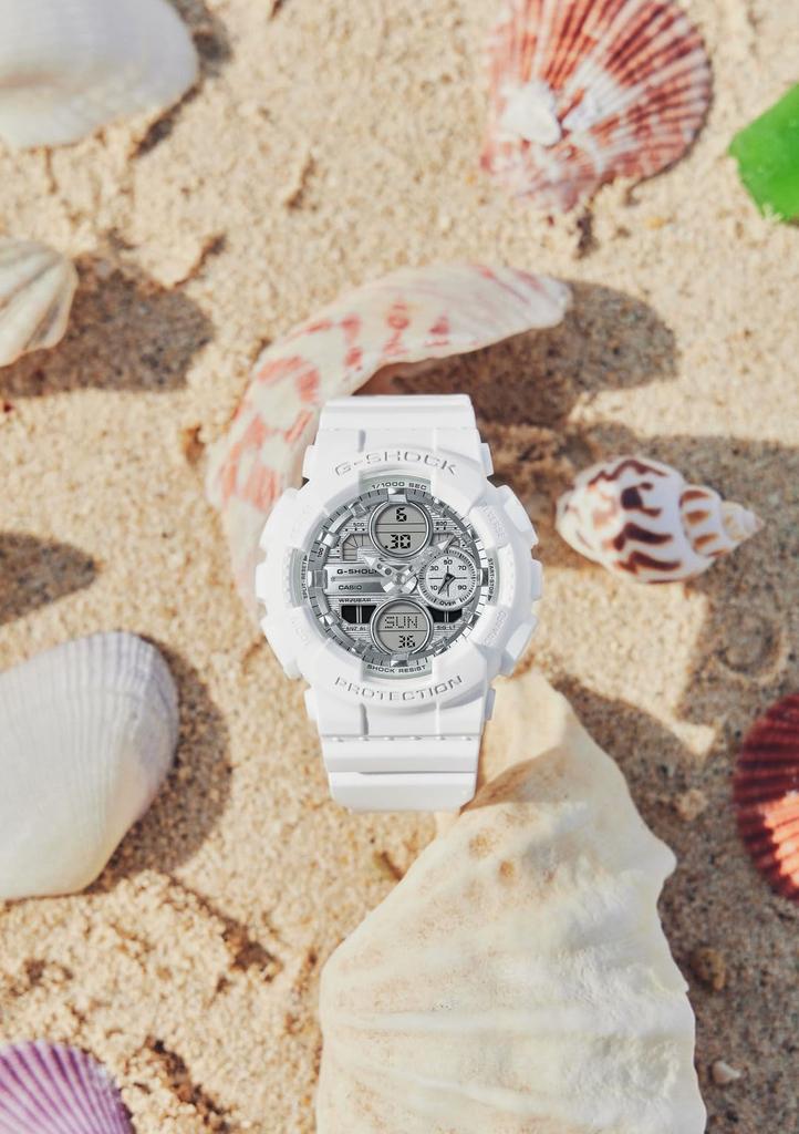 Часы Casio G-Shock (Официальный японский продукт) Сделано из биомассы пластика, GMA-S140VA-7AJF, Женские, Белые