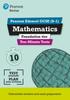 Книга Pearson REVISE Edexcel GCSE Maths Foundation Ten-Minute Tests - 2023 and 2024 Exams