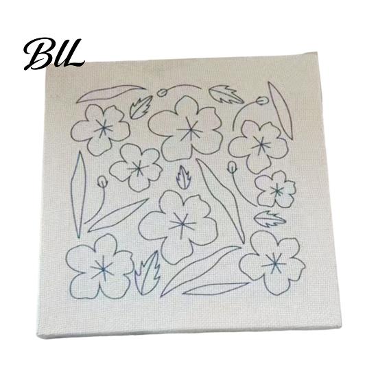 Embroidery Starter Kit with Tools DIY Floral Punch Needle Kit, Beginners Flower Easy Needlepoint for Teens Pattern, Stitch Carft Adults, Handmade Home