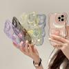 Прозрачный чехол для телефона с милым сердечком и 3d медведем для Iphone 13 12 11 Pro Max X Xr Xs Pro Max, противоударный, ярких цветов, задняя крышка