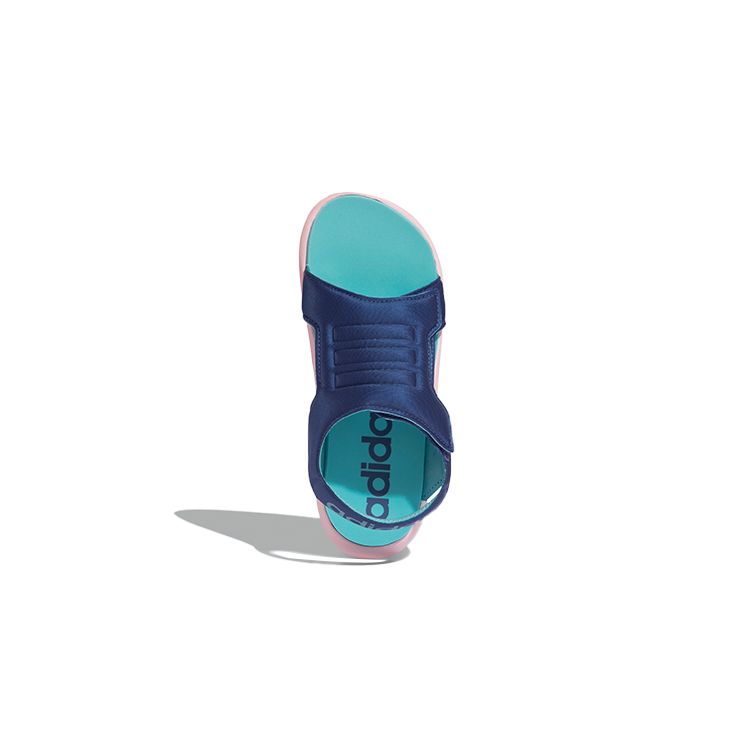 Adidas Comfort Sandal C Space Leather Comfortable Versatile Durable Kids Sandals Kids Sandals Blue FY8858