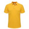 Мужское поло с короткими рукавами желтое