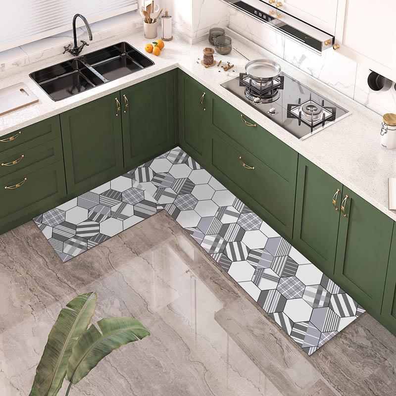 Long Area Rug Kitchen Floor Mat Carpets Non-slip Kitchen Carpets for Living Room Entrance Door Mat Home Decor