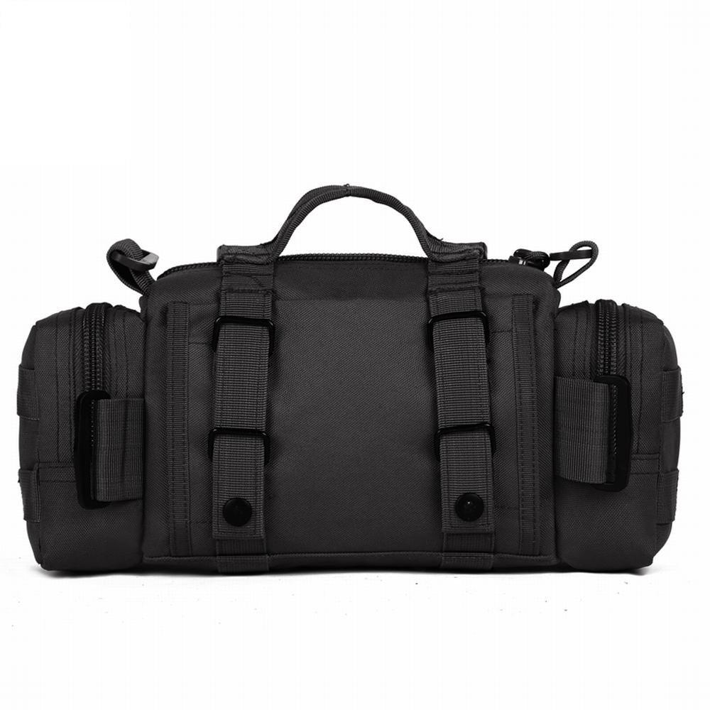 Волшебная тактическая сумка Phoenix Ikki с несколькими камуфляжными и водонепроницаемыми отделениями, идеально подходящая для и многофункциональная поясная сумка-кроссбоди и для улицы, трехсторонняя, черная