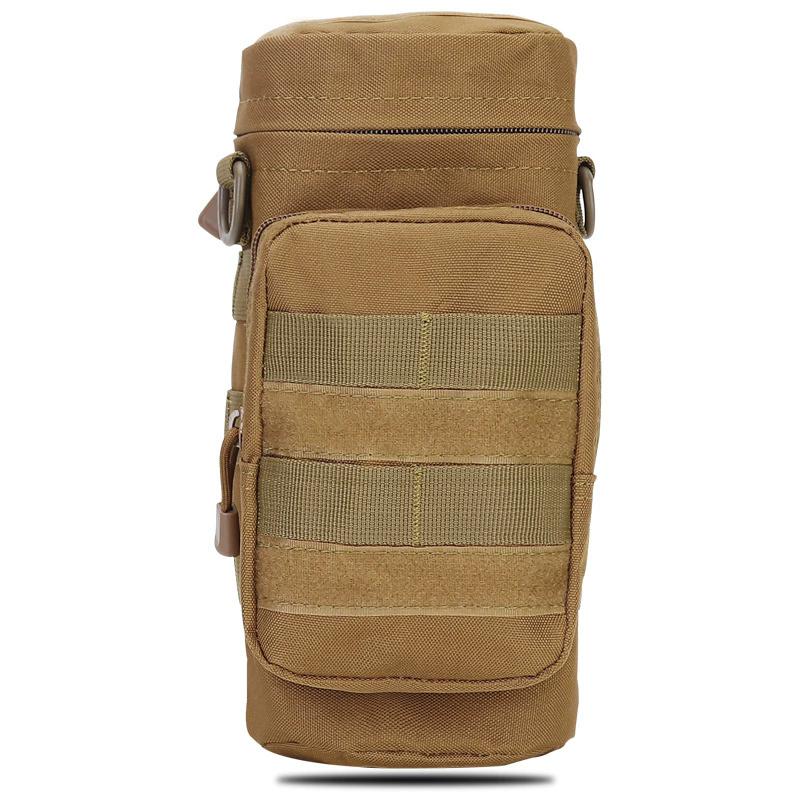 Тактическая сумка для бутылки с водой Molle, держатель для путешествий, кемпинга, пешего туризма, велоспорта, рыбалки, охоты, бутылки с водой, переноска для чайника