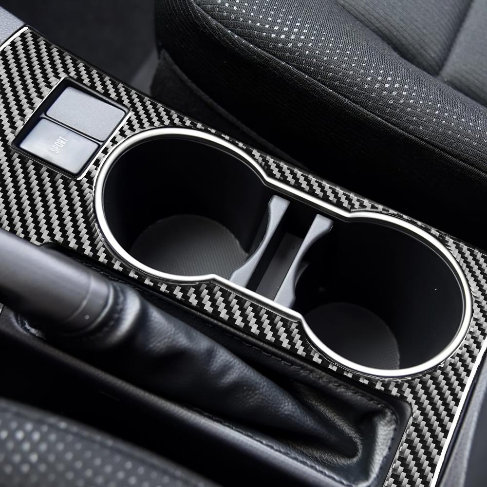 For Toyota Corolla 2014-2018 Gear Shift Cup Holder Panel A Trim Black Carbon Fiber Cover Interior Accessories Upgrade Decor