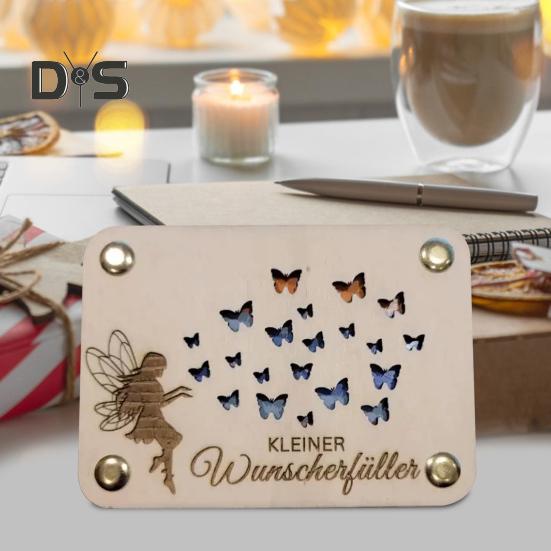 Держатель для денег на день рождения, деревянный держатель для денег, держатель для денег в виде конверта, упаковочный держатель для наличных или подарочной карты