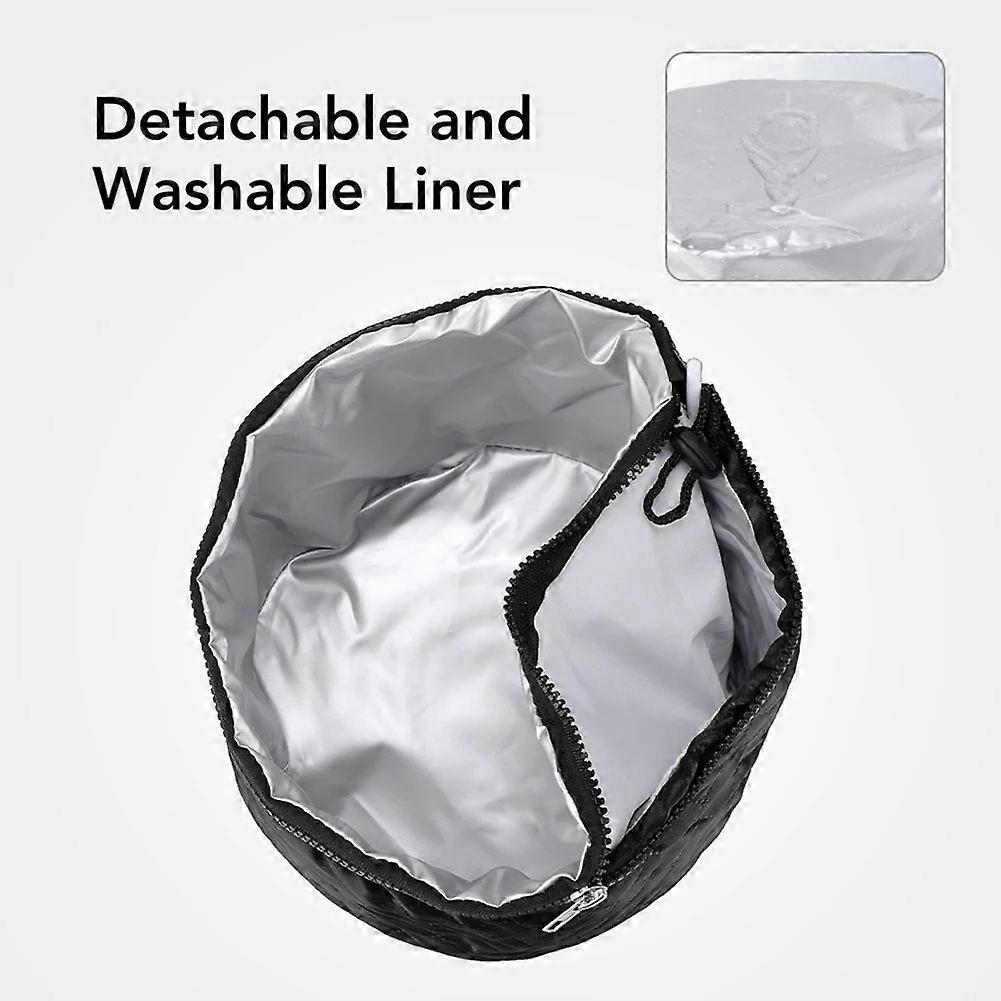 Portable Electric Thermal Hat 3-Level Heat Electric Hair Cap Hair Steaming Cap for Salon Hair Care EU Plug less