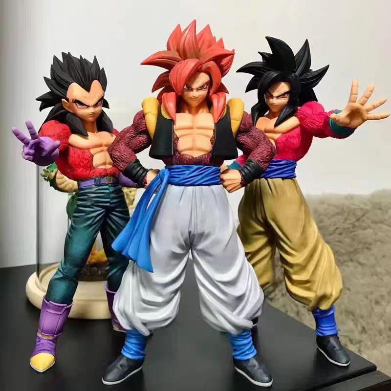 Dragon Ball 23 см Аниме GT Фигурка SSJ4 Гогота Гоку Веджета Величайший Саян Модель Игрушки Фигурка Подарок