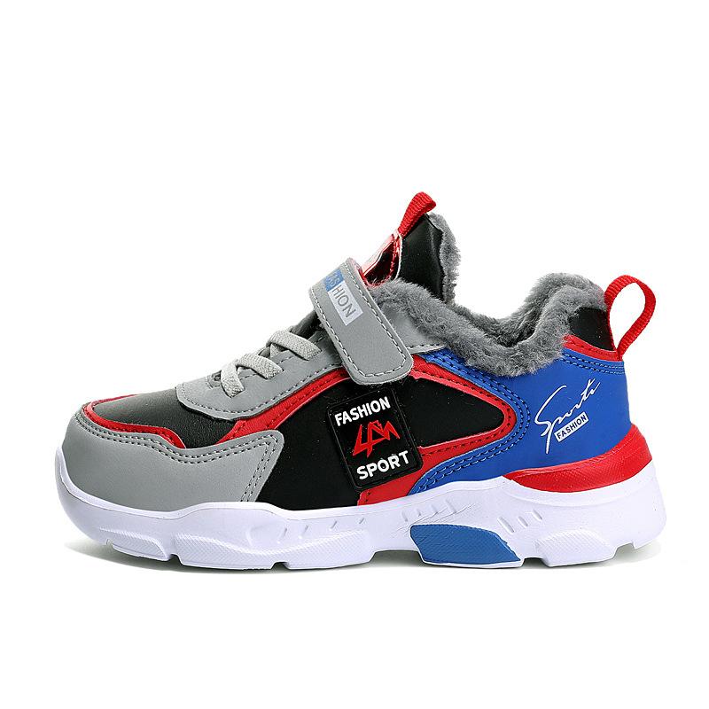4-15 Years Old Boys Shoes Spring and Autumn Winter Classmates Waterproof Middle and Older Boys Sports Shoes Students Children Shoes Running Shoes Men