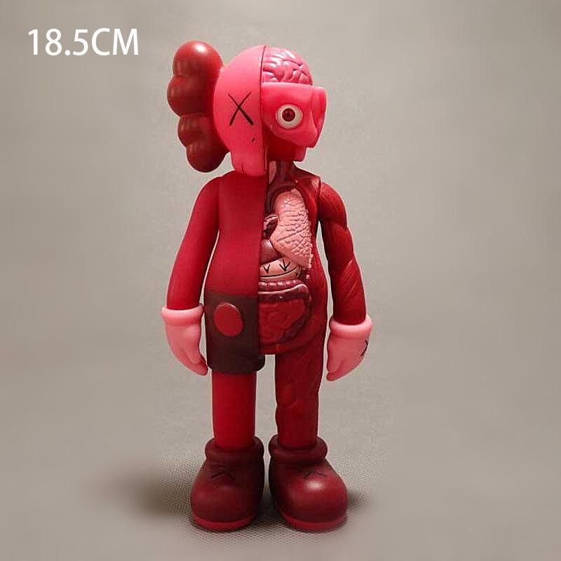 Kaws Companion Flayed Open Dissected Bff 8" ПВХ Фигурка Украшение Склад в США Новый