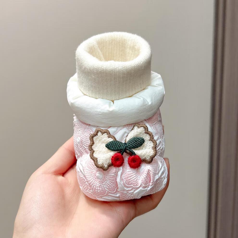 Флисовые детские ботиночки и носочки: Хлопок от падений для новорожденных и малышей от 6 до 12 месяцев, девочки