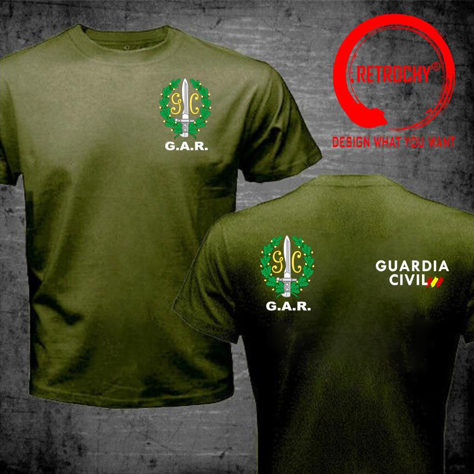 EspaA Guardia Civil GAR Operaciones Especiales T Shirt Unisex Fashion Summer Spain Militaryarmy Tee Shirt Unisexs Tshirt Camiseta