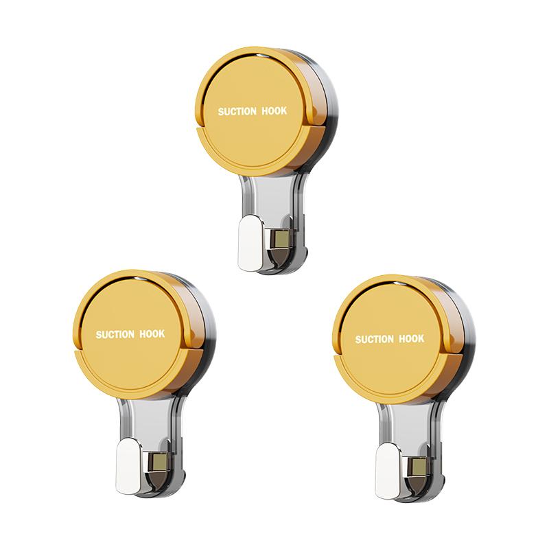 1/3 шт. Крючок на присоске, многоразовые, прочные, водонепроницаемые, съемные, для ванной, вакуумные, присоски, крючки, вешалки