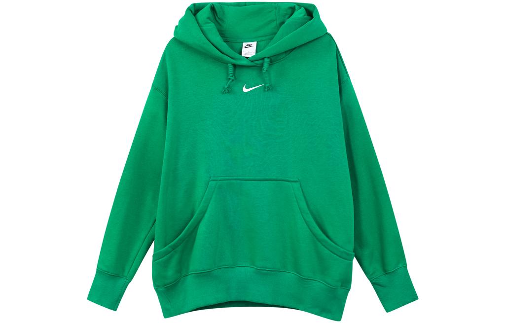 Nike Толстовки женские зеленые с капюшоном умеренные обычные DQ5861-365