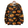 Womens 3D Digital Print Crew Neck Long Sleeve Sweatshirt Streetwear Casual Oversized Hoodie-Free Pullover