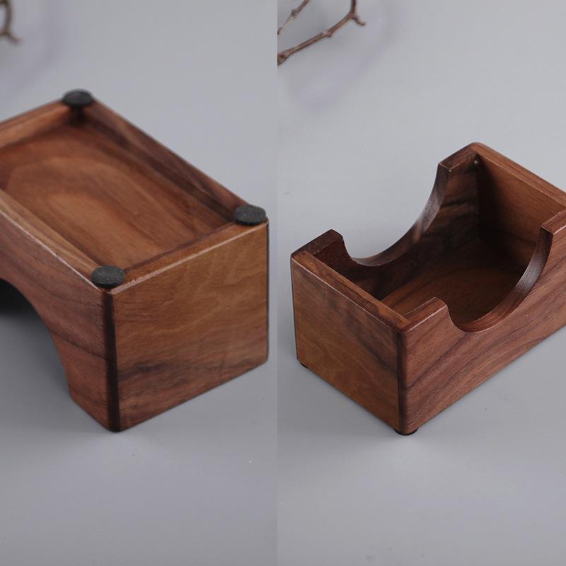 1 шт. подставка под чашку чая и кофе, декоративная подставка из орехового дерева, прочная термостойкая квадратная круглая подставка под напиток, чаша для заваривания чая