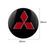 4PCS 60mm Car Wheel Hub Caps ABS 3M Adhesive Anti-Scratch For Mitsubishi Lancer Pajero Outlander L200 EVO Interior Accessories