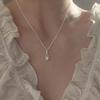 Простое ожерелье с подвеской в виде капли из сплава для женщины, ювелирные подарки