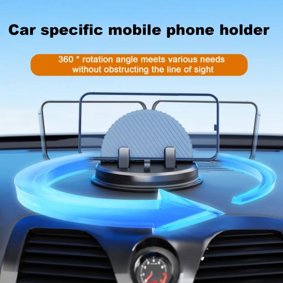 Автомобильный держатель для телефона на приборную панель, вращающаяся на 360 градусов подставка для телефона, универсальный держатель для мобильного телефона для смартфона