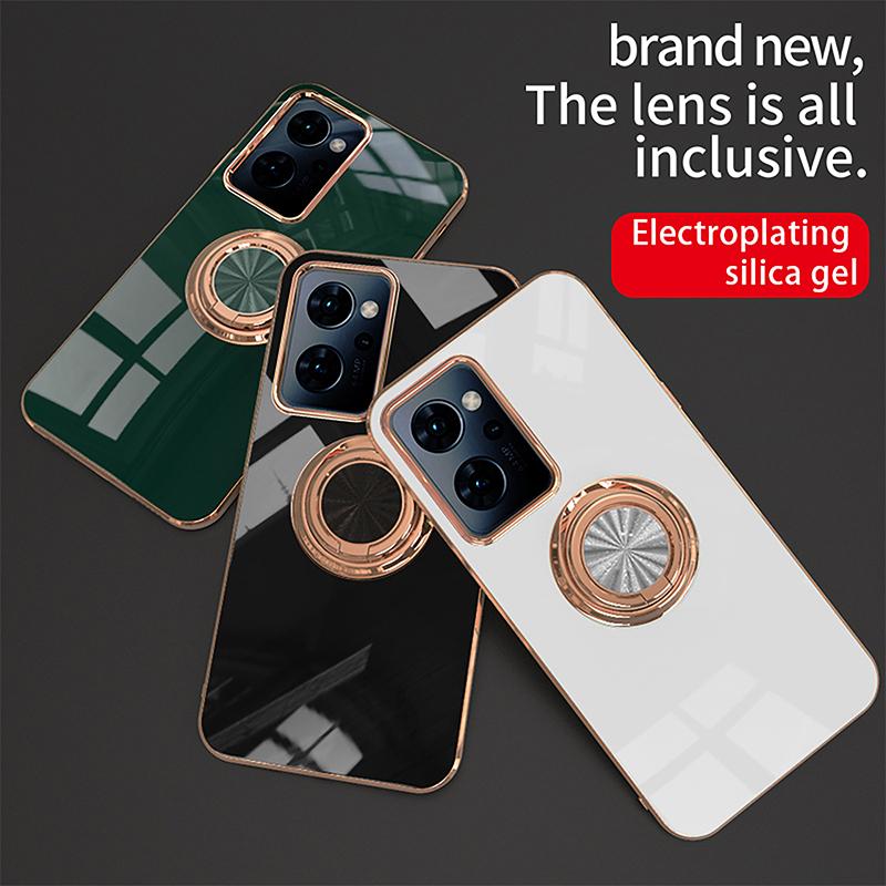 Роскошный чехол-подставка с кольцом-держателем для OPPO Realme 8 8Pro 4G 9 9Pro 10 11 12 12Pro + 5G 13 Pro Plus, задняя крышка, Funda