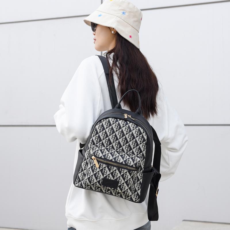 Рюкзак с принтом Женская дорожная сумка большой вместимости Рюкзак для поездок на работу