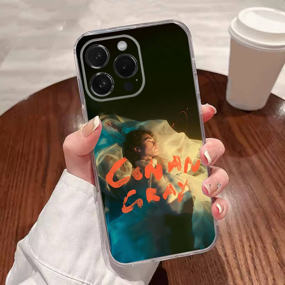 Чехол для телефона Conan Gray Wishbone Transport для iPhone 17,16,15,14,13,12,11,Pro,XS,Max,XR,Plus,E,SE4,Mini, противоударный, мягкий