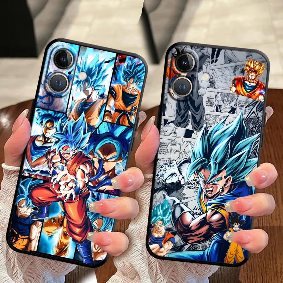 Dragon Ball Anime Goku Black Soft Phone Cover Case for iPhone 13 12 11 17 Pro Max 15 16 14 Plus XS Max 7 8 17Air XR