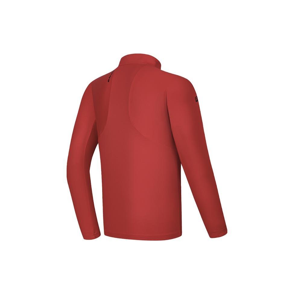 FILA Golf Polo Shirt Men's Fluorescent Flame Red A11M415203F-RD