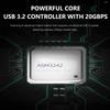 Карта-переходник M2 PCIE NVME на TYPE E Riser 20 Гбит/с Высокоскоростная карта расширения M2 M-Key PCIe на USB3.2 для передней панели ПК