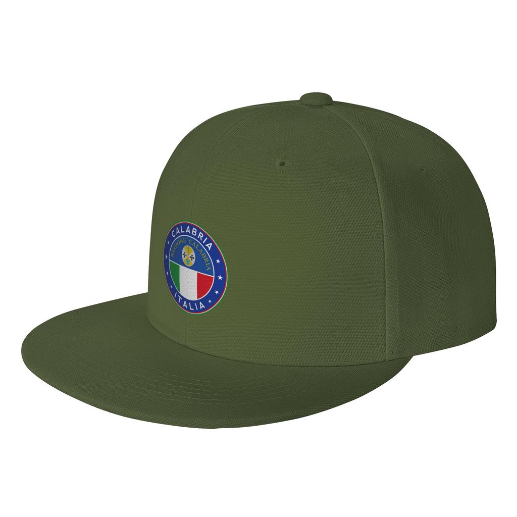 Fashion Calabria Italy Flat Brim Sun Hat  Trendy Matching Sports Visors