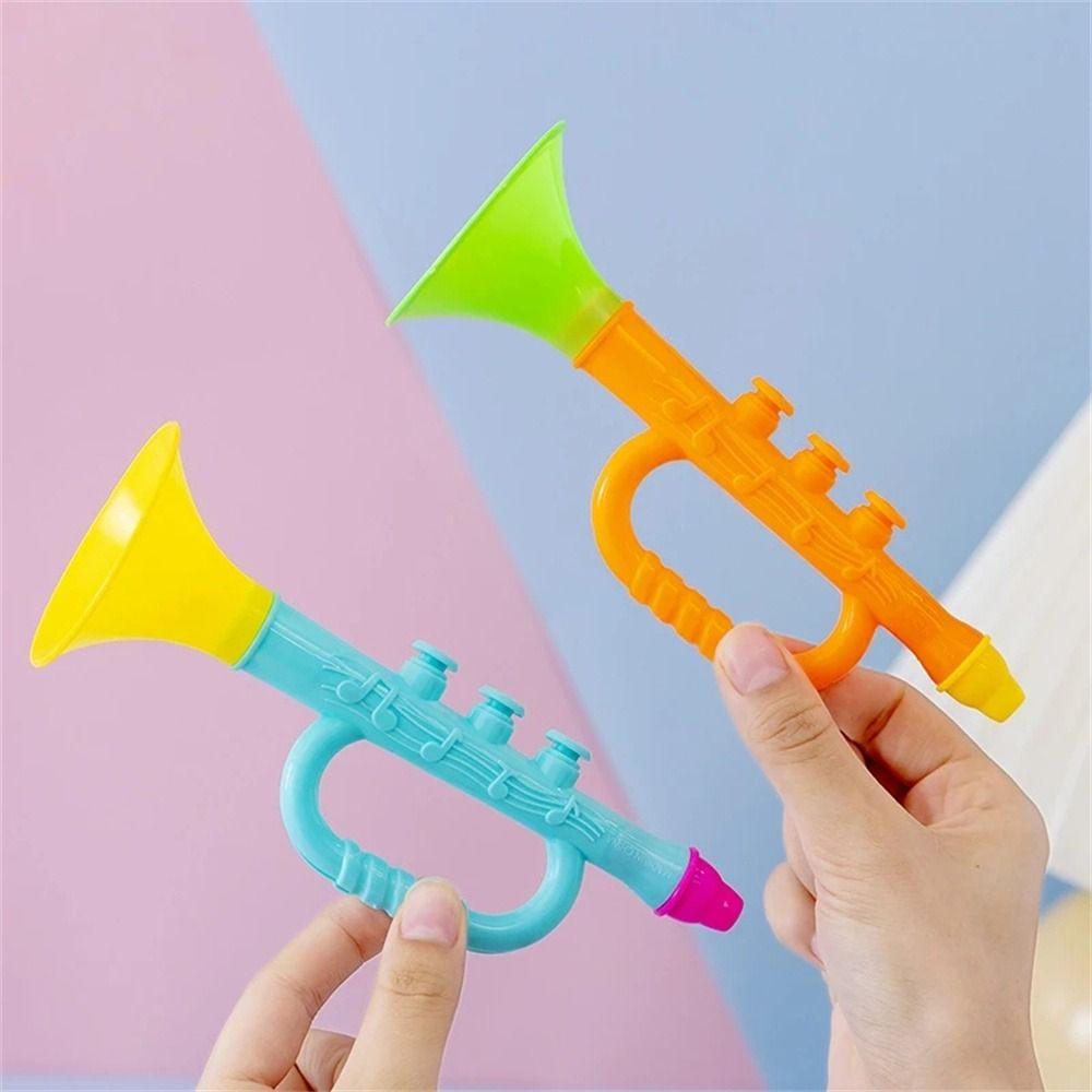 Kids Toy Best Gift Children Colorful Baby Music Toys Kids Trumpet Plastic Trumpet Baby Horn Toy