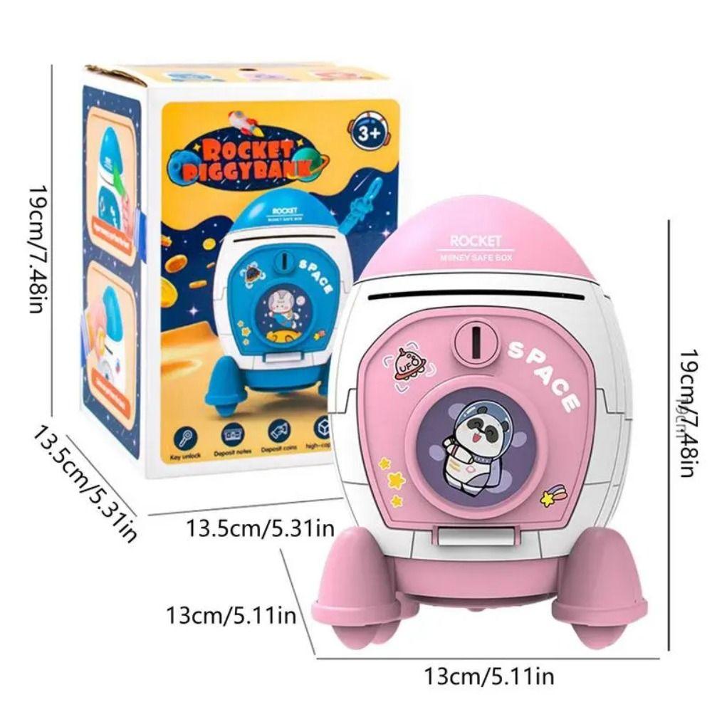 Password Lock Electronic Bank Safe Box Fingerprint Children Money Boxes For Coins Cash