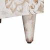 Nightstand White 40 x 33.5 x 46 cm Solid Mango Wood
