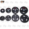 Junhu Large Hole Hand-Grip Rubberized Barbell Plates