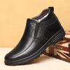 2024 мужские зимние ботинки из натуральной кожи, теплые зимние мужские ботинки, ботильоны для мужчин, деловая модельная обувь
