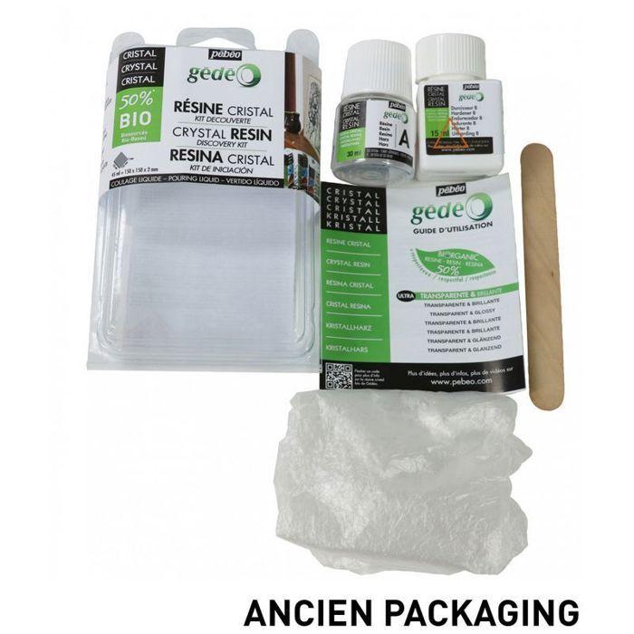 Kit résine de cristal bio - 45 ml