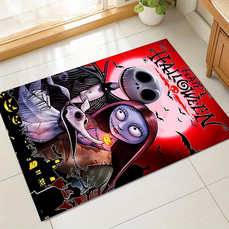 Nightmare Before Christmas Carpet For Playroom Bedroom Living Room Sofa Home Decorkids Game Area Rug Nonslip Floor Mat