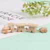 1Pc 1:12 Dollhouse Miniature Wooden Train Simulation Model Toy Doll House Decor