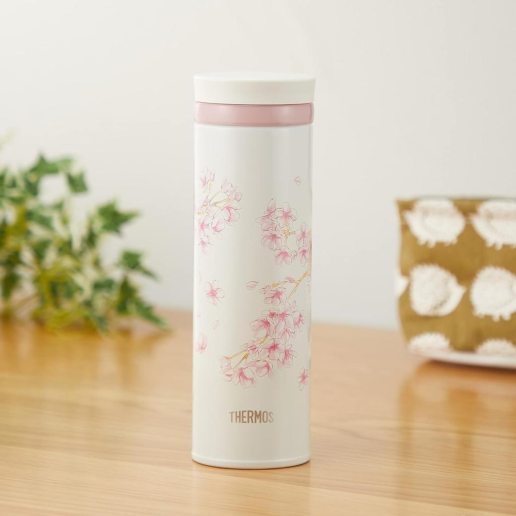 Thermos Вода, изготовленная в вакуумной изоляционной портативной бутылке Hanazakura HNZ, Япония, Кружка, 500 мл, (розовый) JNY-502