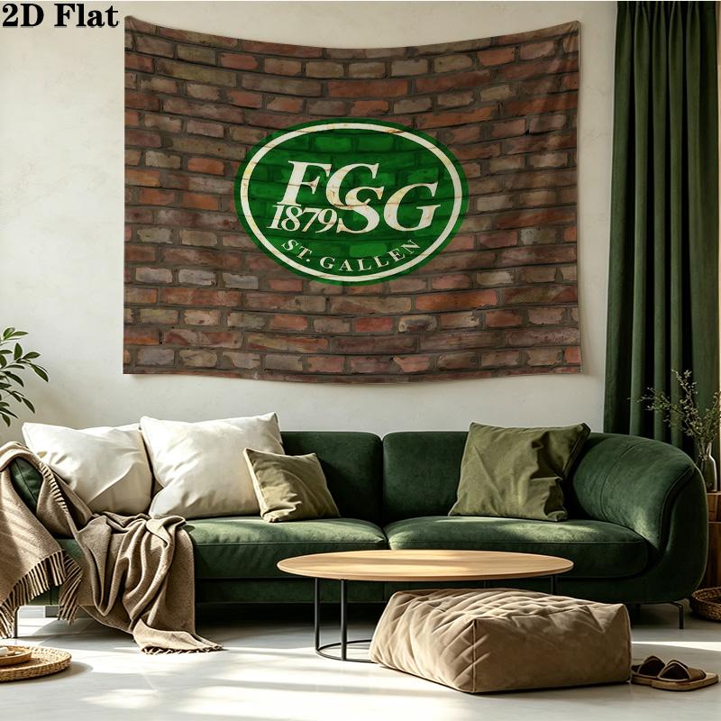 FC St. Gallen Printed Tapestry – Wall Hanging for Bedrooms, Dorms, and Home Decor